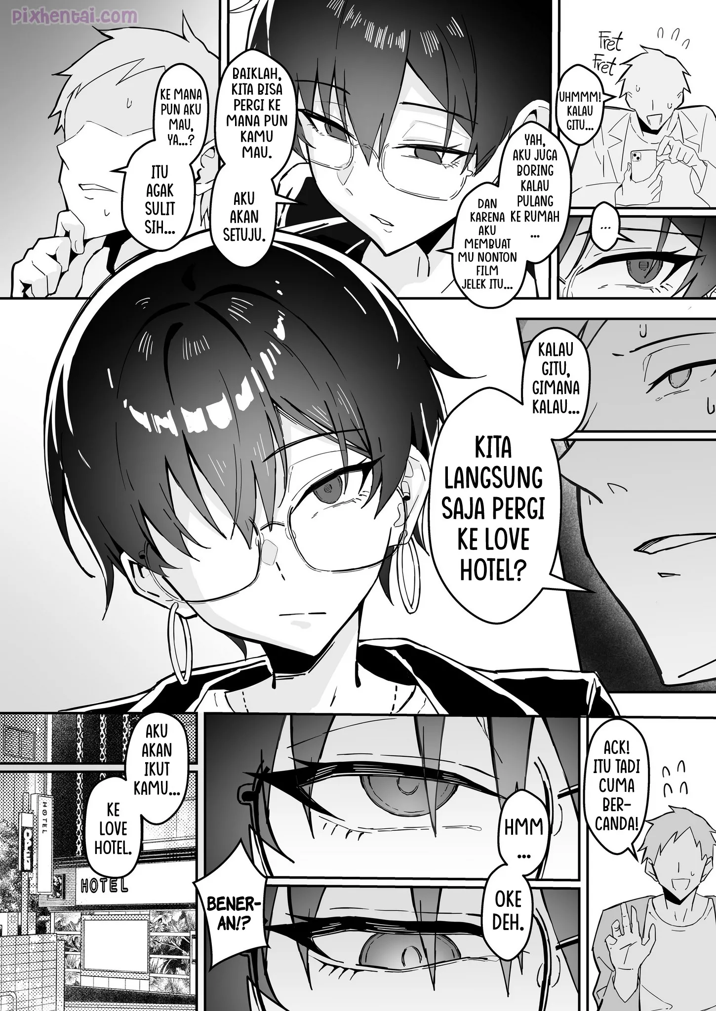 Komik hentai xxx manga sex bokep A Boring Date with My Blunt, Boyish Babe and Her Hidden Assets 7